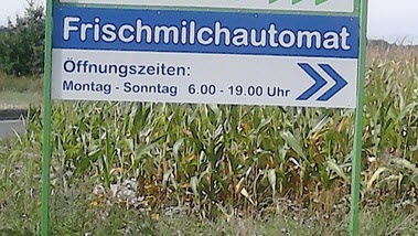 Frischmilchautomat (Source: Heckenbach / BVL) Frischmilchautomat