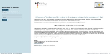 Das BVL-Datenportal (Quelle: BVL) Das Bild zeigt eine Seite des BVL-Datenportals gis.bvl.bund.de