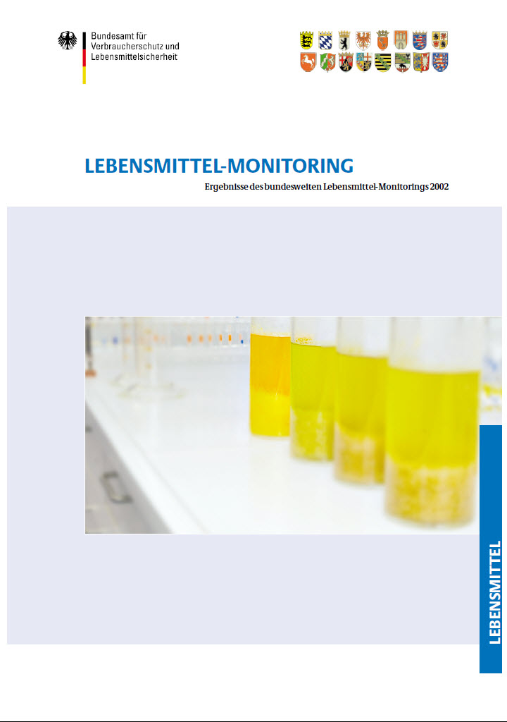 PDF zum Download - Bericht zum Lebensmittelmonitoring von 2002